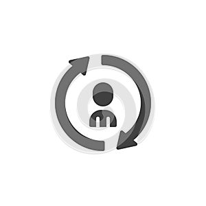 Human resources vector icon