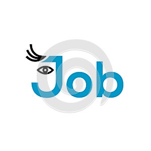Human resources vector logo. Job logo