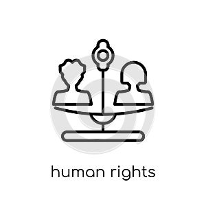 Human rights icon from Political collection.