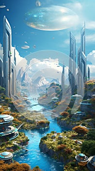 Human settlement on an alien extraterrestrial planet