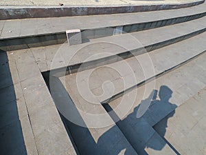 Human silhouette shadow - Stock photo