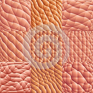Human skin macro. Vector.