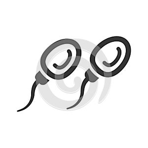 Human sperm icon