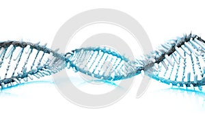 Human structure of DNA, researches of chromosomes. AI generated.