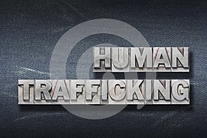 Human trafficking den