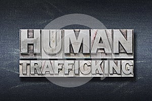 Human trafficking phrase