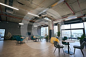 Humane concept of office zoning, a zone for relaxation and communication photo