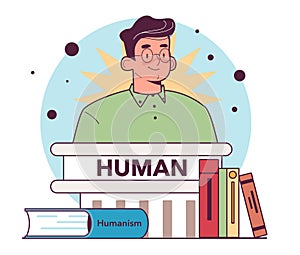 Humanism. Philosophical stance focusing on the individual and social agency