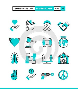 Humanitarian, peace, justice, human rights and more.