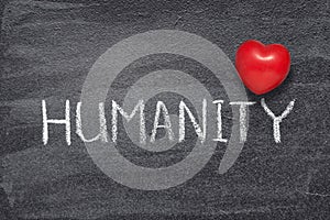 humanity word heart
