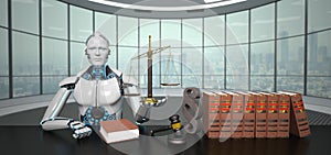 Humanoid Robot Lawyer