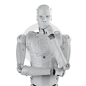 Humanoid robot thinking