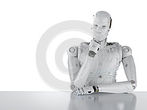 Humanoid robot thinking