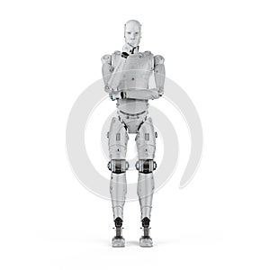 Humanoid robot thinking