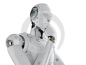 Humanoid robot thinking