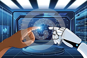 HumanRobot Collaboration AI, Data, Network, Technology, Innovation