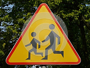 Humans vector set icon triangle