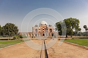 Humayun`s tomb of Mughal Emperor Humayun designed by Persian arc