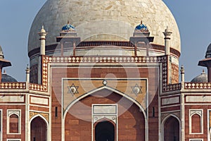 Humayun`s tomb of Mughal Emperor Humayun designed by Persian arc