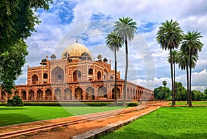 Humayun's tomb in New Delhi, India photo