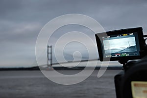 Humber Bridge at dusk