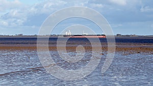 Humber estuary at lowish tide