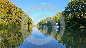 Humber river landscape view in Etobicoke