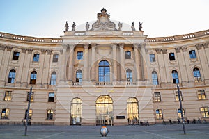 Humboldt University library Faculty of Law at Bebelplatz in Berlin, Germany