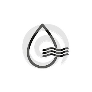 Humidification icon. Simple vector illustration on a white background