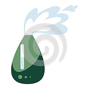 Humidifier air diffuser icon. Purifier microclimate ultrasonic home flat icon, Modern healthy humidity Machine. flat