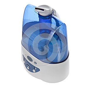 Humidifier with ionic air purifier isolated