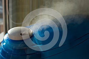 Humidifier producing a vapor