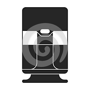 Humidifier vector icon.Black vector icon isolated on white background humidifier.