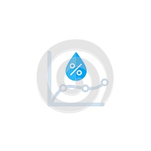 Humidity monitoring icon