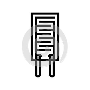 humidity sensor module color icon vector illustration