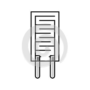 humidity sensor module color icon vector illustration