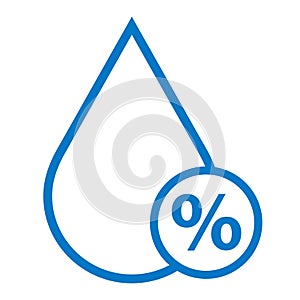 Humidity vector icon