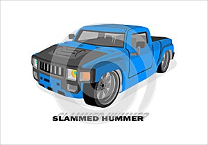 Hummer Pick up cartoon art