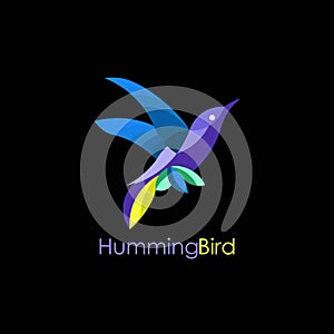 Hummingbird vector logo