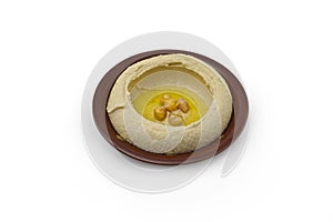 Hummus, an Arab/Mediterranean chickpea-tahina