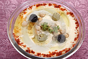 hummus, muhammara, levantine dip