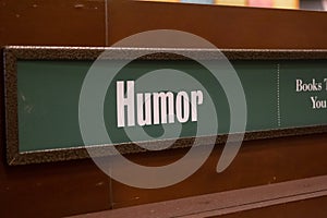 Humor bookstore sign