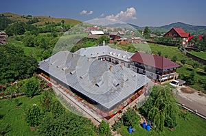 Humor monastery, monk's huts