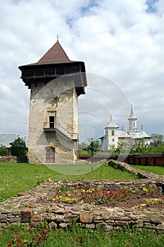 Humor Monastery, Suceava County, Moldavia, Romania: The Tower of Vasile Lupu