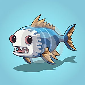 Humorous Fishy Character Design For Rpg Video Game