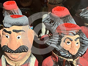 Humorous hairy Turkish man figurine souvenirs, Istanbul, Turkey