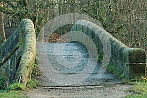 Hump back stone bridge