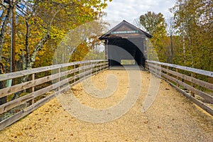 Front View of Humpback Covered Bridge photo