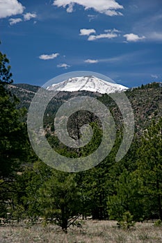 Humphreys Peak, the highest point in Arizona,