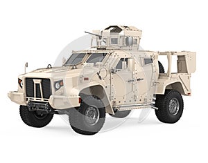 Humvee High Mobility Multipurpose Wheeled Vehicle Isolated